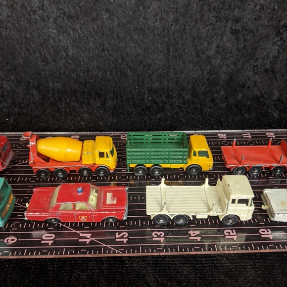 10 Vintage Lesney MatchBox Trailers, Police, Haulers - Picture 4 of 8